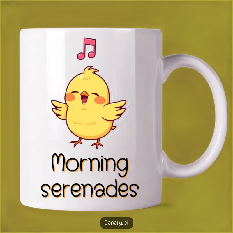 Funny Canary Singing Mug - Musical Gift for Loud & Proud Singers