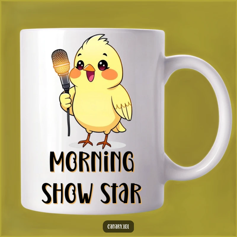 Funny Canary Singing Mug - Rockstar Performer Gift!