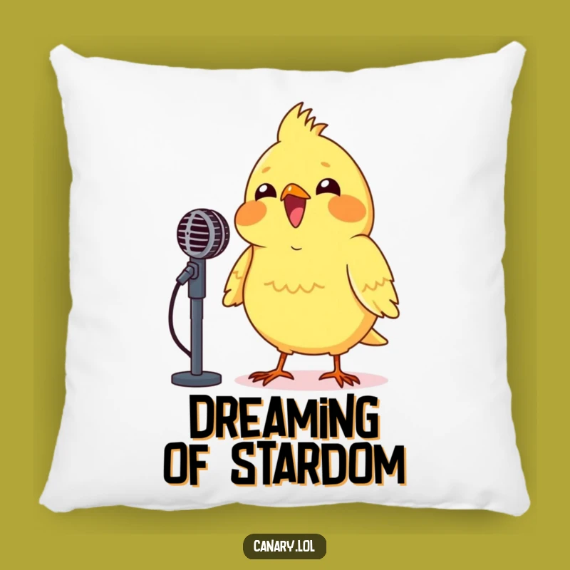 Funny Canary Performance Pillow - Cozy Comfort for Your Little Star!