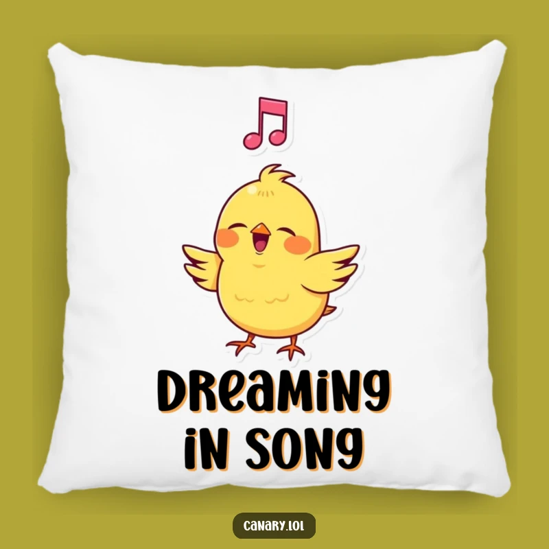 Funny Canary Singing Pillow - Cozy Cushion for Musical Moments