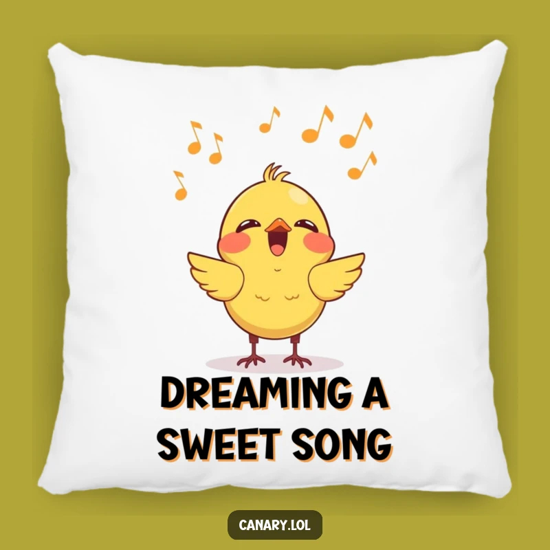 Funny Kawaii Canary Singing Pillow - Cuddle Up with Musical Cheer
