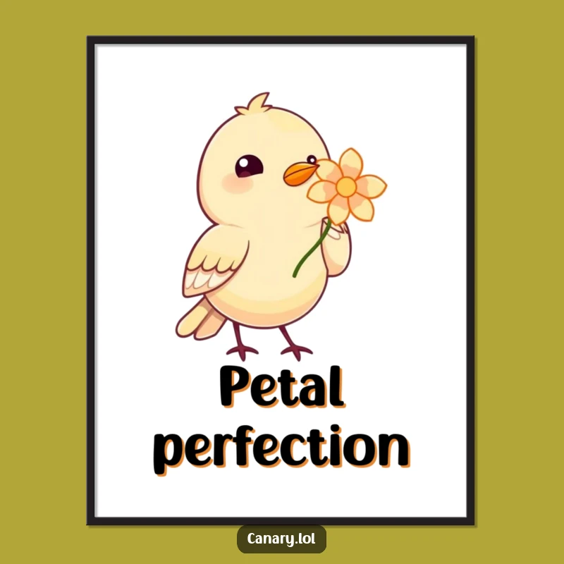 Funny Bird Offering Digital Print - Instant Adorable Wall Art!