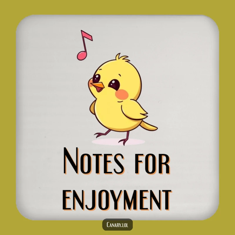 Funny Drink Coasters: Note Peckers - Hilarious Funny Gift for Music Lovers!