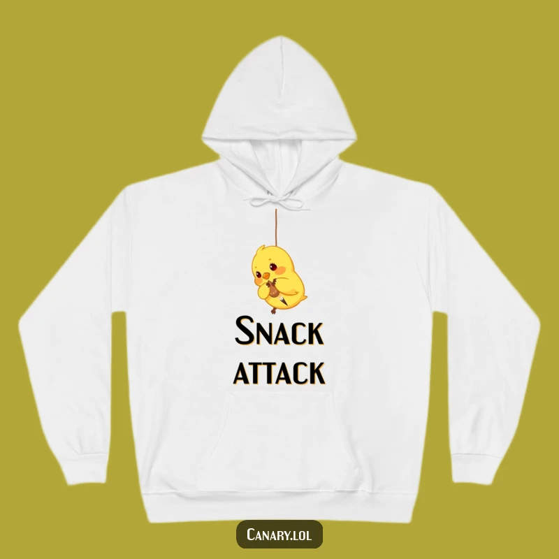Funny Pecking Canary Hoodie - Cozy Comfort for Playful Vibes