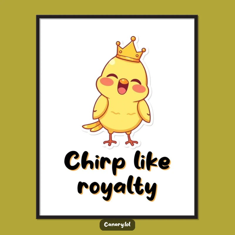 Free Printable Wall Art: Royal Canary Art for a Cheerful Space Downloadable