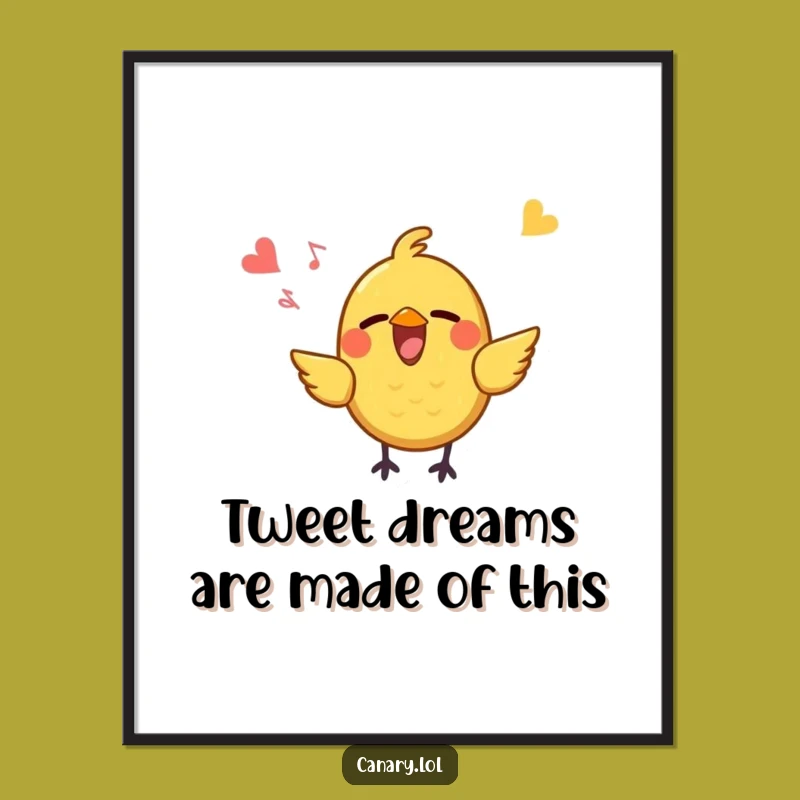 Free Printable Wall Art: Joyful Singing Bird for a Cheerful Home - Downloadable Decor