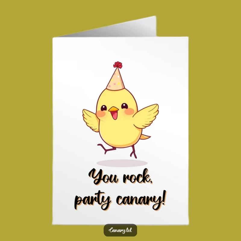 Free Printable Party Canary Congrats: Bouncing Joy Downloadable DIY Gift