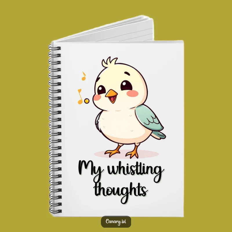 Funny Notebook: Whistling Bird Jaunty Tune - Hilarious Journal & Gift