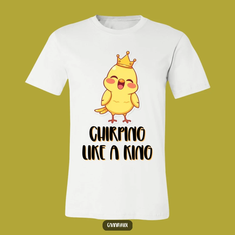 Funny Royal Canary T-Shirt - Cute Funny Gift for Winged Friends Fans