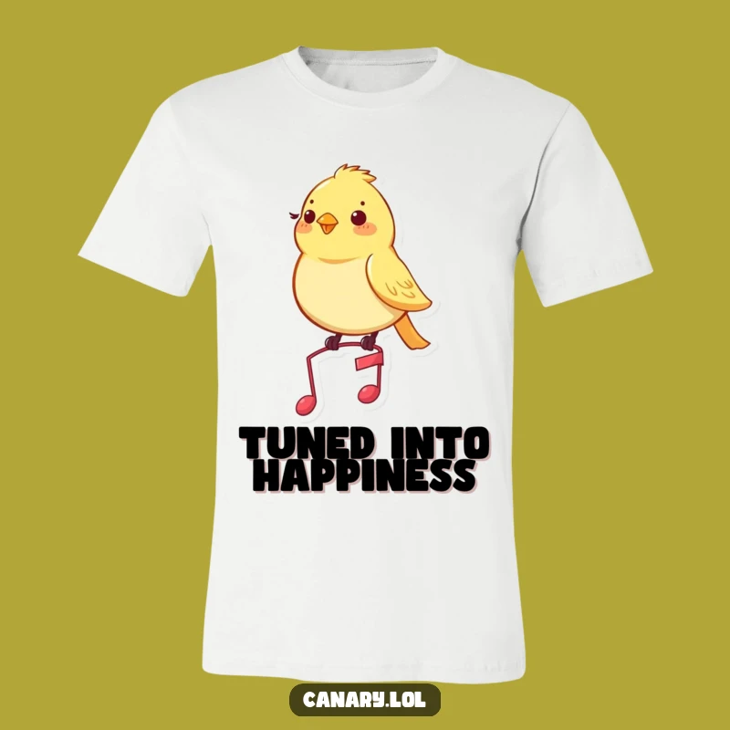 Funny Musical Canary T-Shirt: Wear Your Love for Music