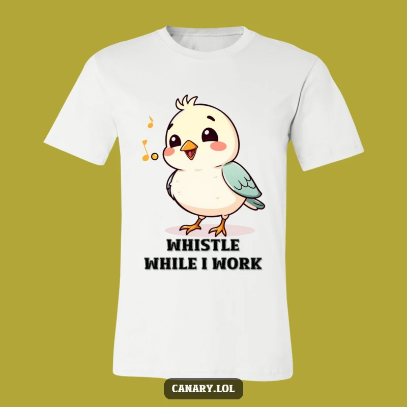 Funny Bird Whistle T-Shirt: Jaunty Tune, Hilarious Gift