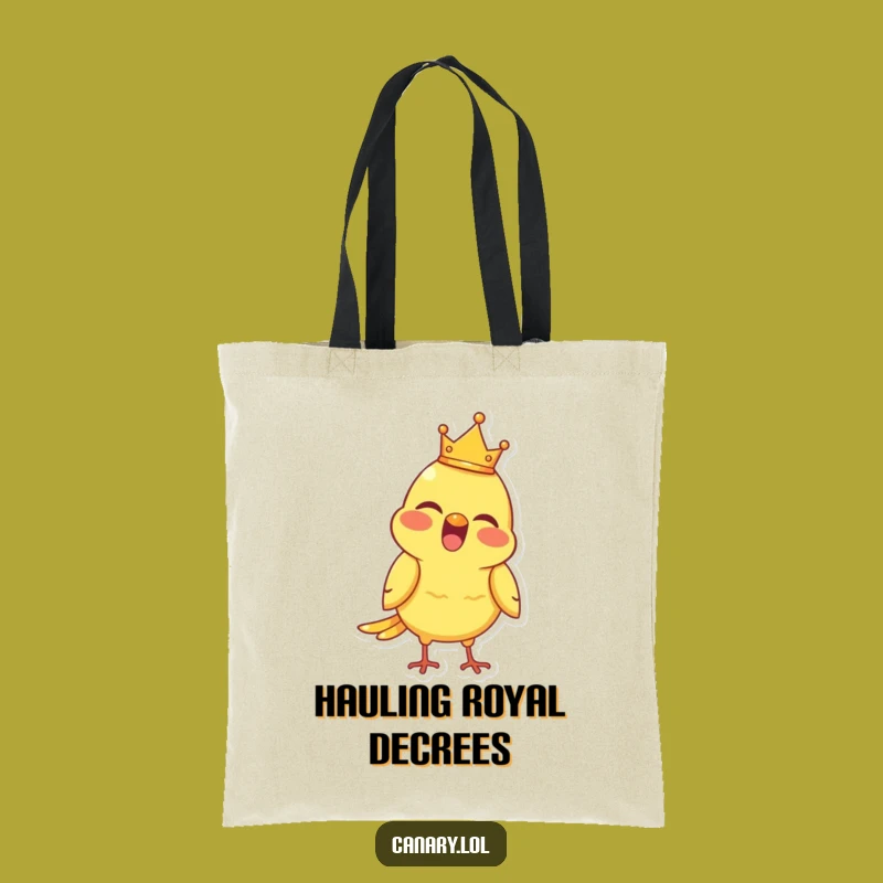 Funny Royal Canary Tote Bag - Cute Funny Gift for Daily Errands